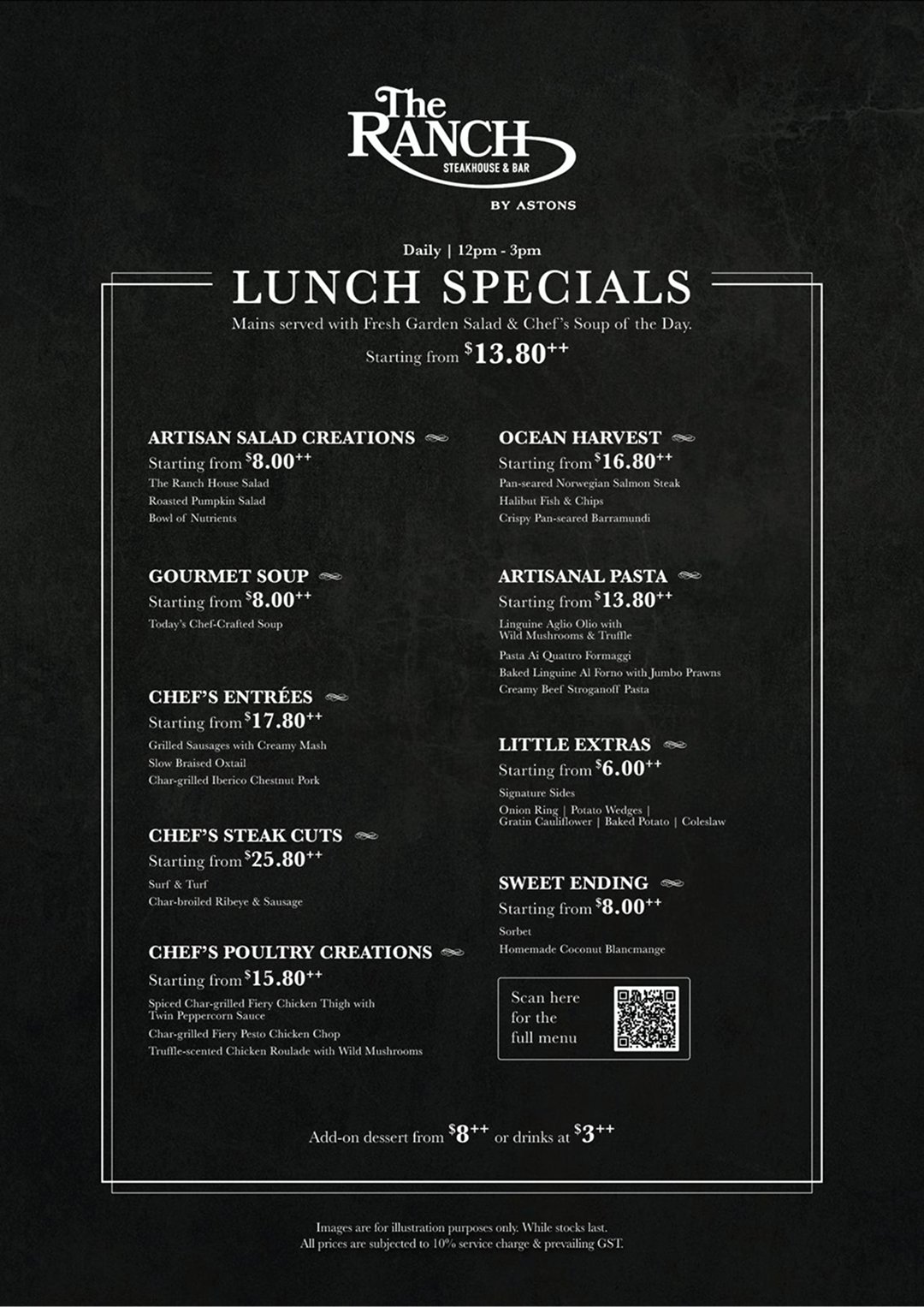 The Ranch Lunch Specials